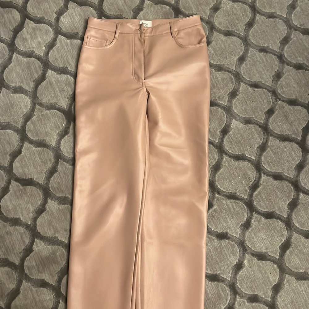 Woman’s vegan leather pants